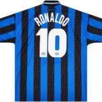 ronaldo 1997 jersey large classic football shirts